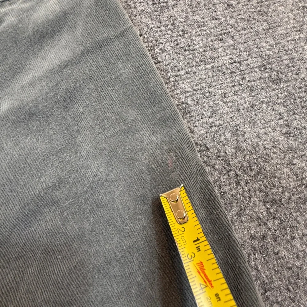Vuori Mens Corduroy Pants Gray Elastic Waist Drawstring Size Medium